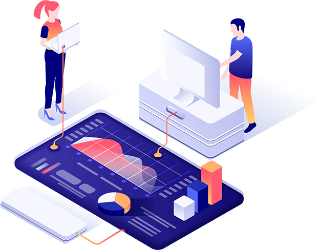 Digital Marketing Agency Illustration